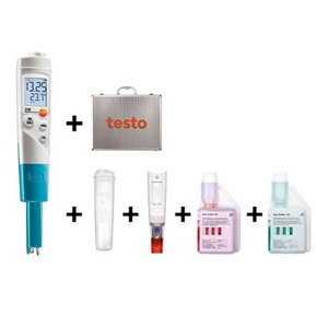 TESTO 206 - PHMETRO PARA SEMI SOLIDOS (INCLUYE BUFFER 4 Y 7)